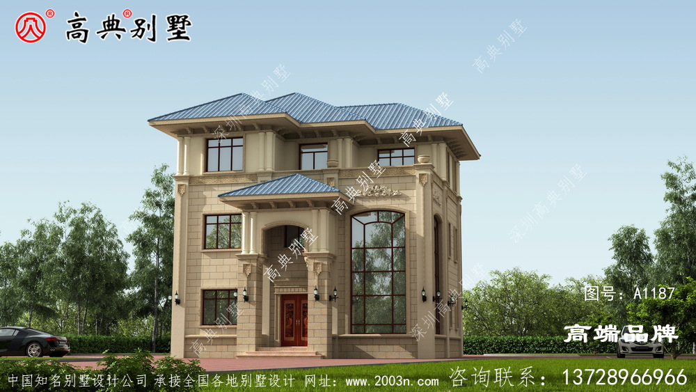 老虎窗設計，使整個建筑非常個性時尚