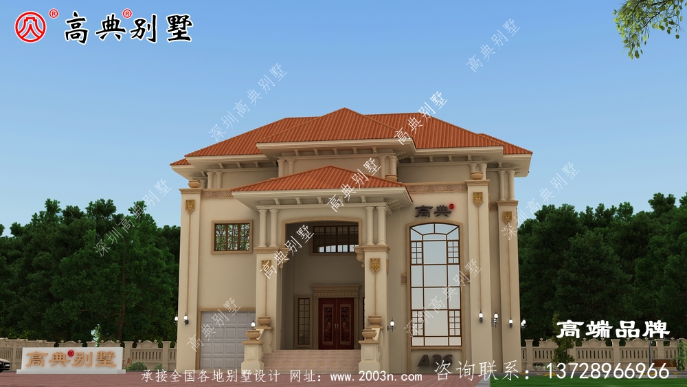 鄉(xiāng)村三層小洋樓別墅住宅