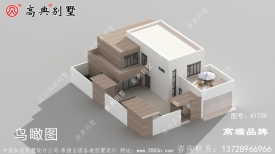 農村現代自建房屋二層別墅