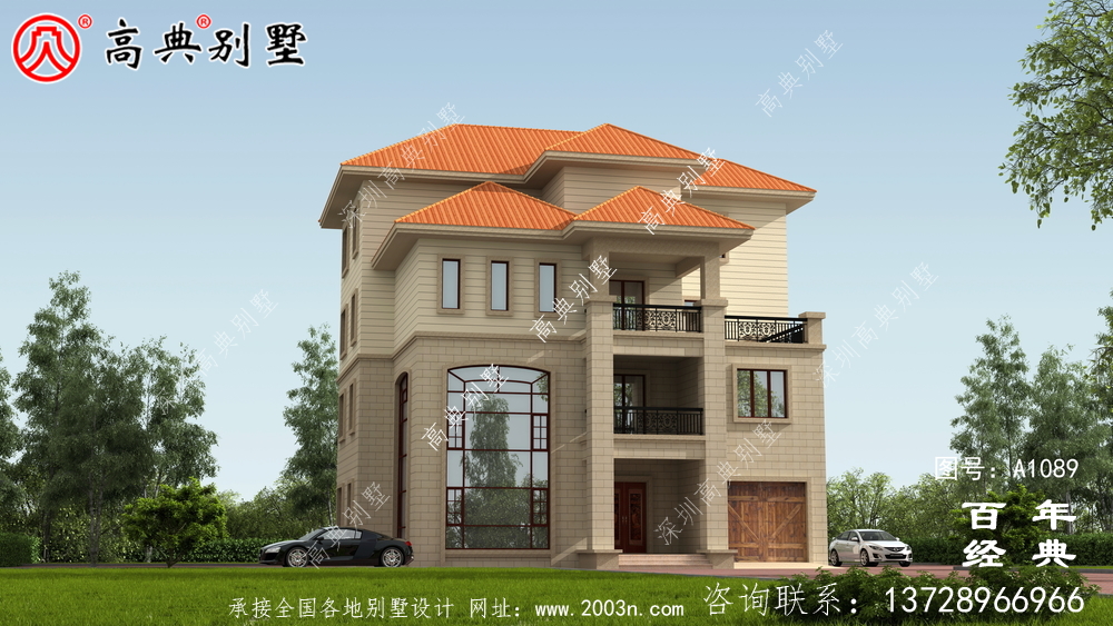 南方新農(nóng)村三層住宅設(shè)計方案大全,戶型方正簡單