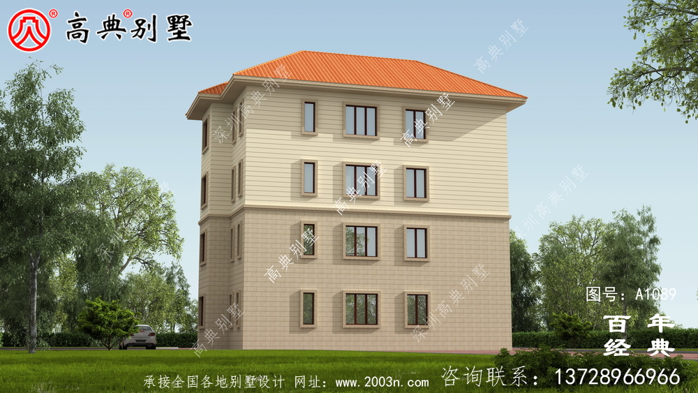 南方新農(nóng)村三層住宅設(shè)計方案大全,戶型方正簡單