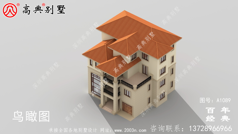 南方新農(nóng)村三層住宅設(shè)計方案大全,戶型方正簡單