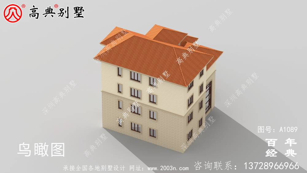 南方新農(nóng)村三層住宅設(shè)計方案大全,戶型方正簡單
