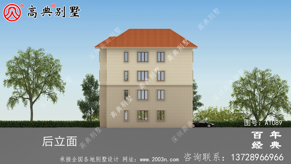 南方新農(nóng)村三層住宅設(shè)計方案大全,戶型方正簡單