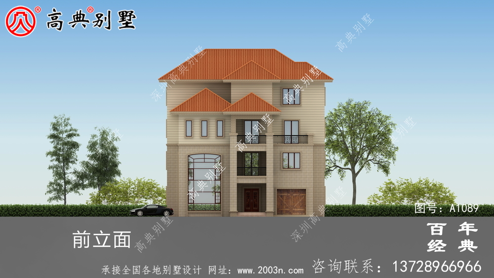 南方新農(nóng)村三層住宅設(shè)計方案大全,戶型方正簡單