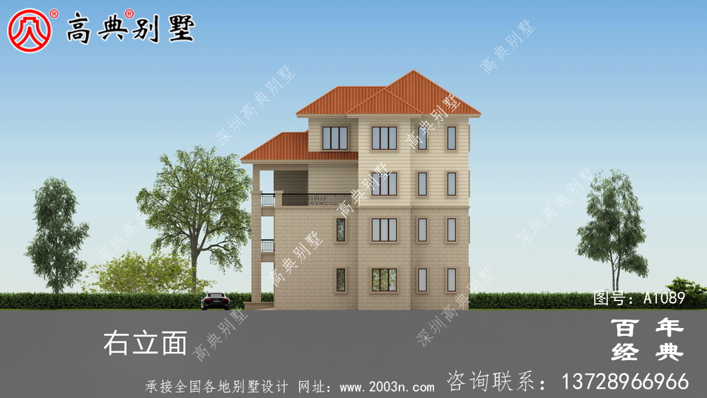南方新農(nóng)村三層住宅設(shè)計方案大全,戶型方正簡單
