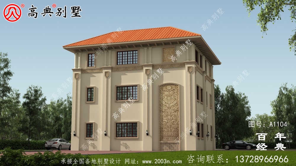 大氣的復式三層別墅房屋設計圖,房型非常好
