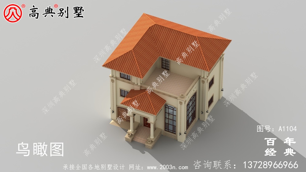 大氣的復式三層別墅房屋設計圖,房型非常好