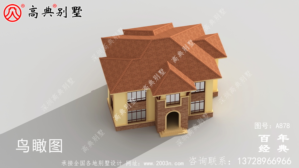 20萬鄉村一層半小洋房圖,建造別墅設計方案強烈