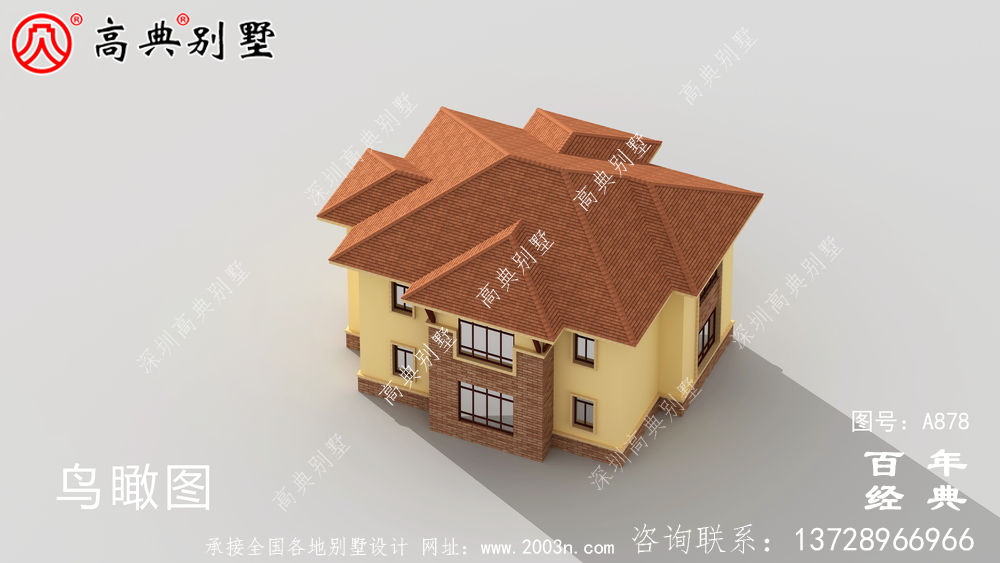 20萬鄉村一層半小洋房圖,建造別墅設計方案強烈