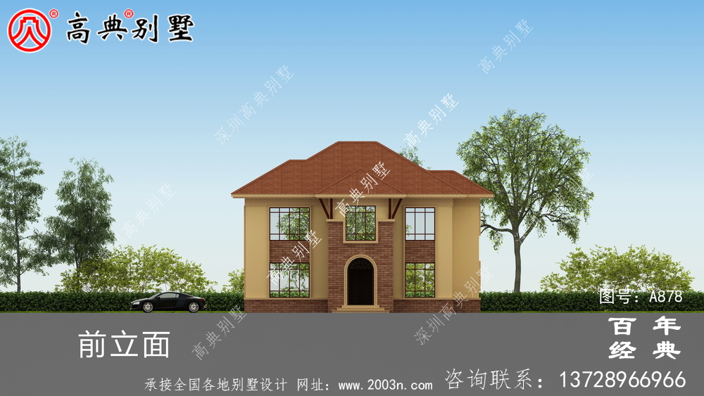 20萬鄉村一層半小洋房圖,建造別墅設計方案強烈