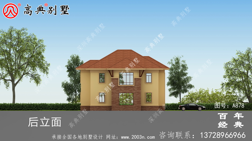 20萬鄉村一層半小洋房圖,建造別墅設計方案強烈