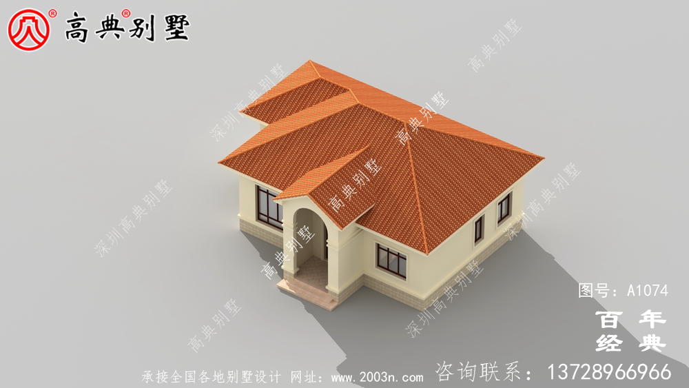 新農村一樓簡易自建別墅設計圖紙齊全。