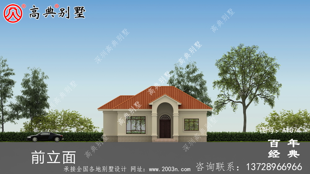 新農村一樓簡易自建別墅設計圖紙齊全。