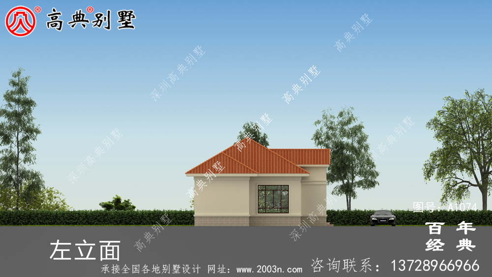 新農村一樓簡易自建別墅設計圖紙齊全。