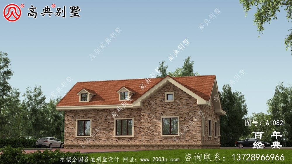 一層農村建造別墅設計方案強烈推薦,含外型照