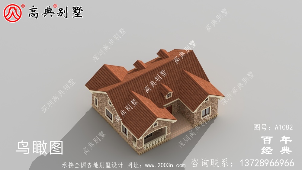 一層農村建造別墅設計方案強烈推薦,含外型照