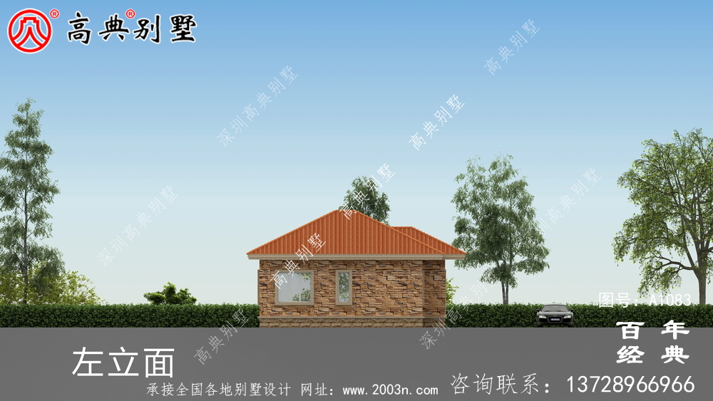 預(yù)算10萬元的歐式一層別墅設(shè)計(jì),農(nóng)村一層自建住
