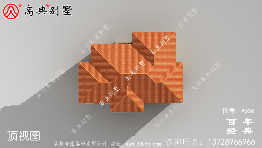 適用型鄉村205平方米二層樓房設計圖,精巧美觀