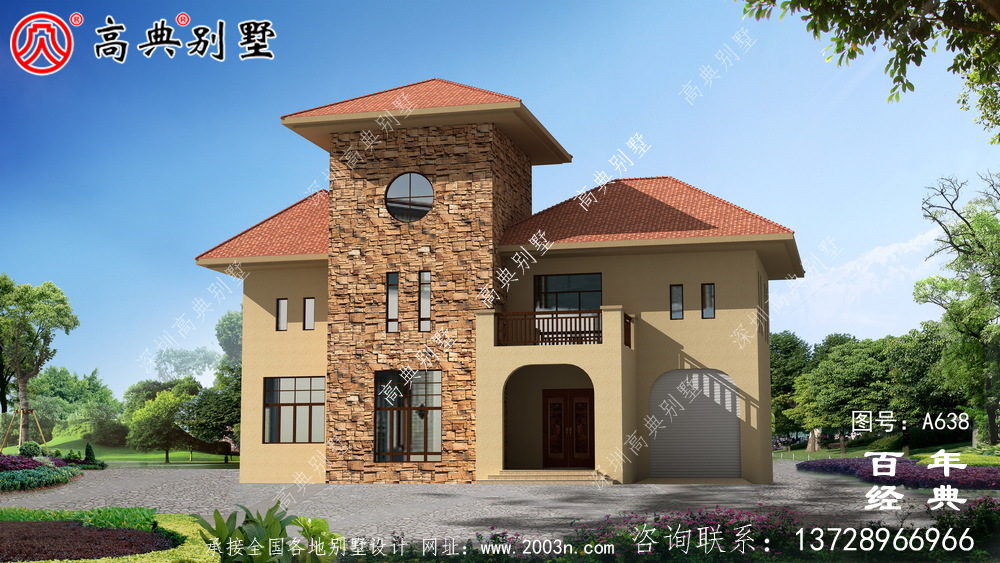 歐式二層樓房設計圖,外型美觀室內布局合理
