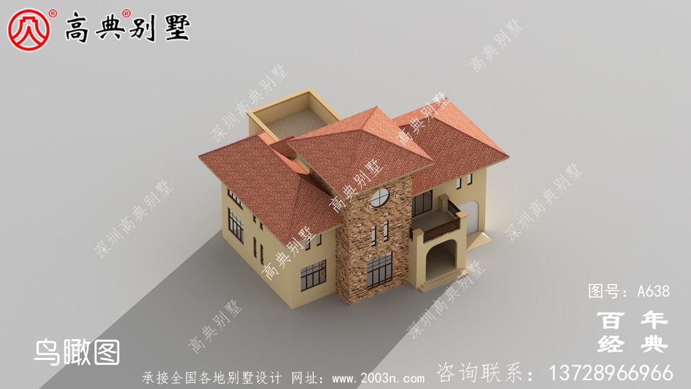 歐式二層樓房設計圖,外型美觀室內布局合理