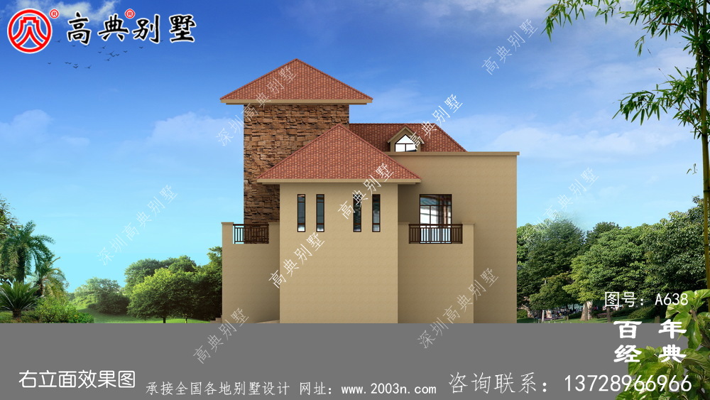 歐式二層樓房設計圖,外型美觀室內布局合理