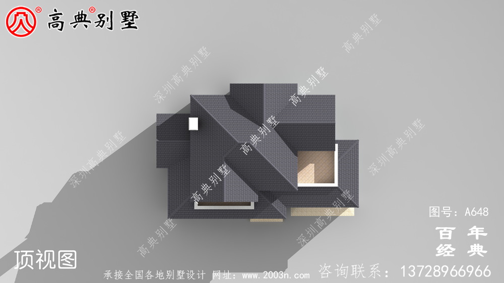 美式兩層別墅設計效果圖,美觀大方