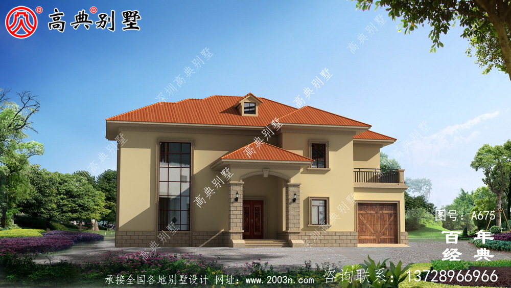 獨棟別墅樣式二層自建房設計圖,外型圖時尚潮流 獨棟別墅樣式二層自建房設計圖,外型圖時尚潮流