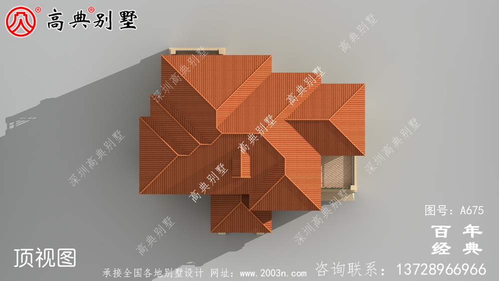 獨棟別墅樣式二層自建房設計圖,外型圖時尚潮流