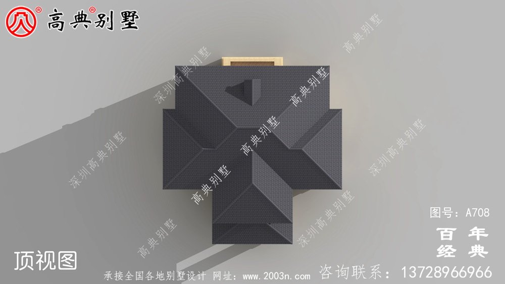 二層小別墅設計圖,含設計效果圖,簡歐風
