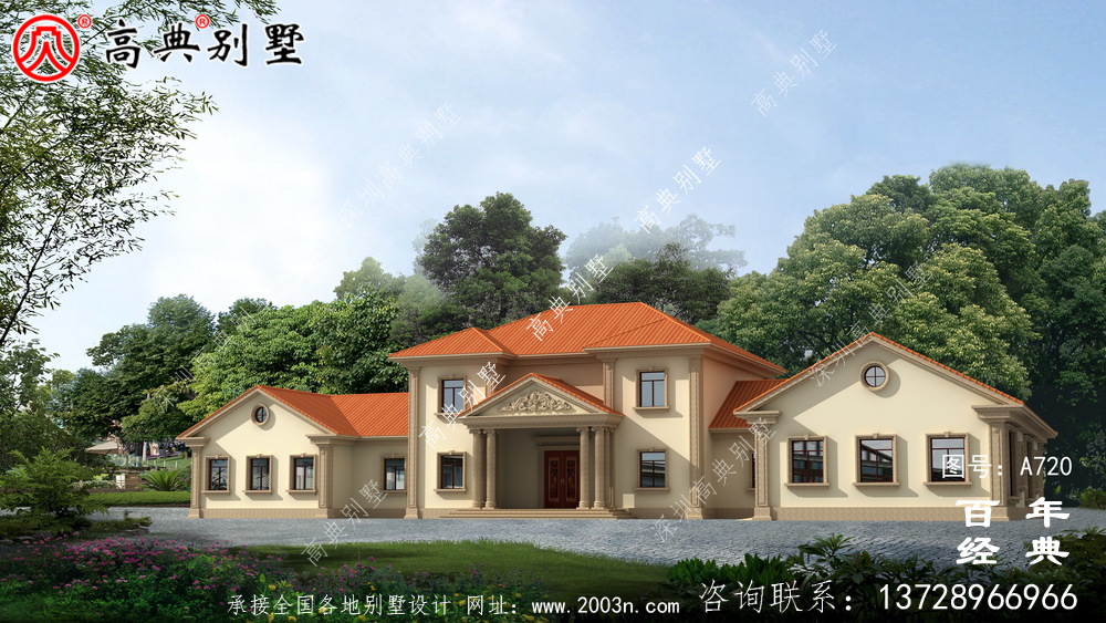 占地517平的豪華二層別墅設計圖及效果圖,外觀有格調 占地517平的豪華二層別墅設計圖及效果圖,外觀有格調