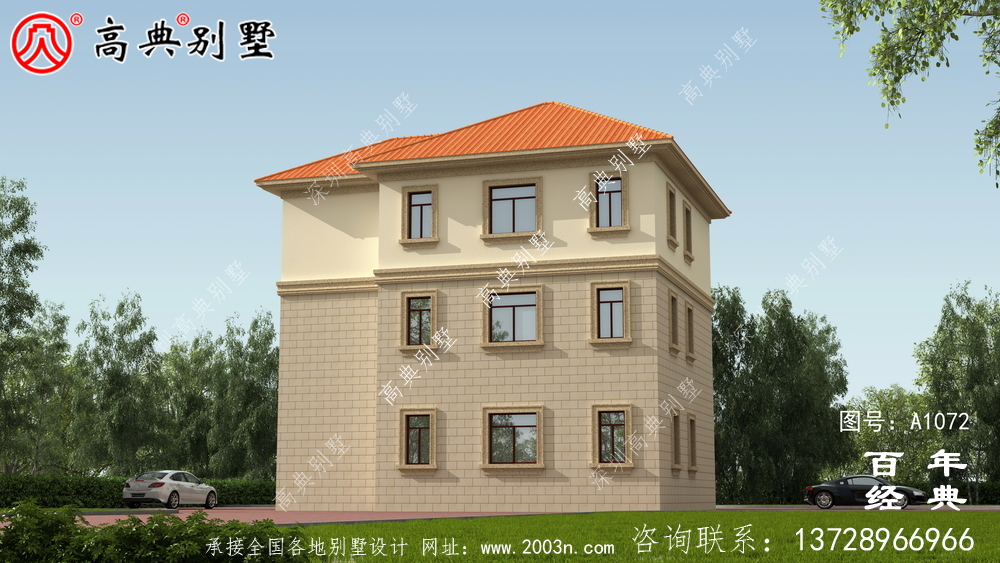 歐式三層別墅設(shè)計(jì)紙帶效果圖,全套施工方案