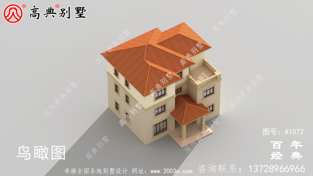 歐式三層別墅設(shè)計(jì)紙帶效果圖,全套施工方案