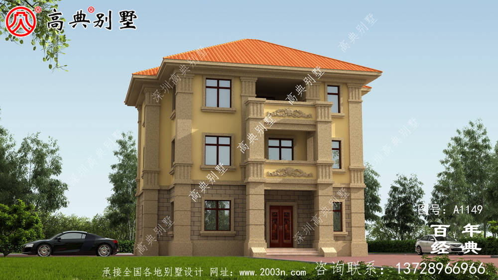 鄉(xiāng)村自建歐式三層房屋設(shè)計圖,含外型效果圖 鄉(xiāng)村自建歐式三層房屋設(shè)計圖,含外型效果圖