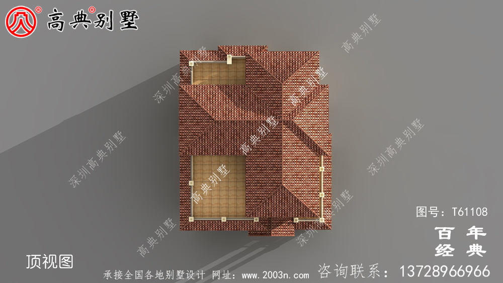 三層復式別墅設計計劃方案,整套設計圖紙+設計效果圖