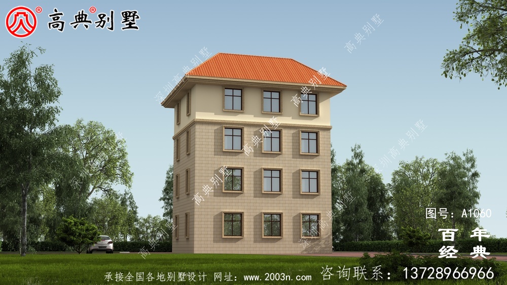 111平方米新農村四層住宅設計圖,自建精選