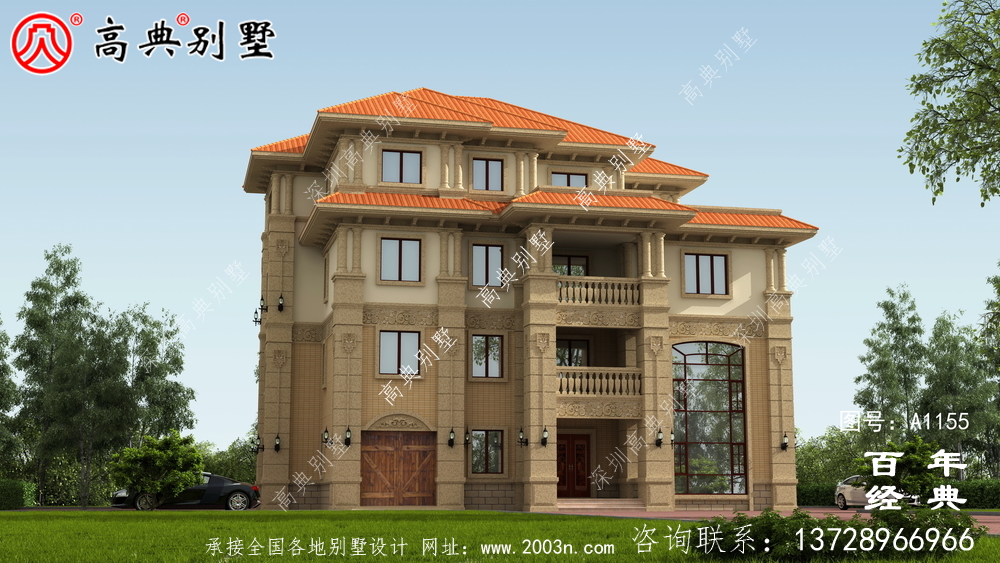 206平方米農(nóng)村四層別墅建筑設(shè)計圖紙及效果圖 206平方米農(nóng)村四層別墅建筑設(shè)計圖紙及效果圖