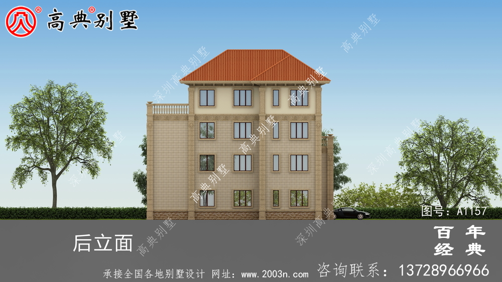 農(nóng)村四層建筑設(shè)計(jì)圖,包括外觀圖,推薦自建四層建筑使用
