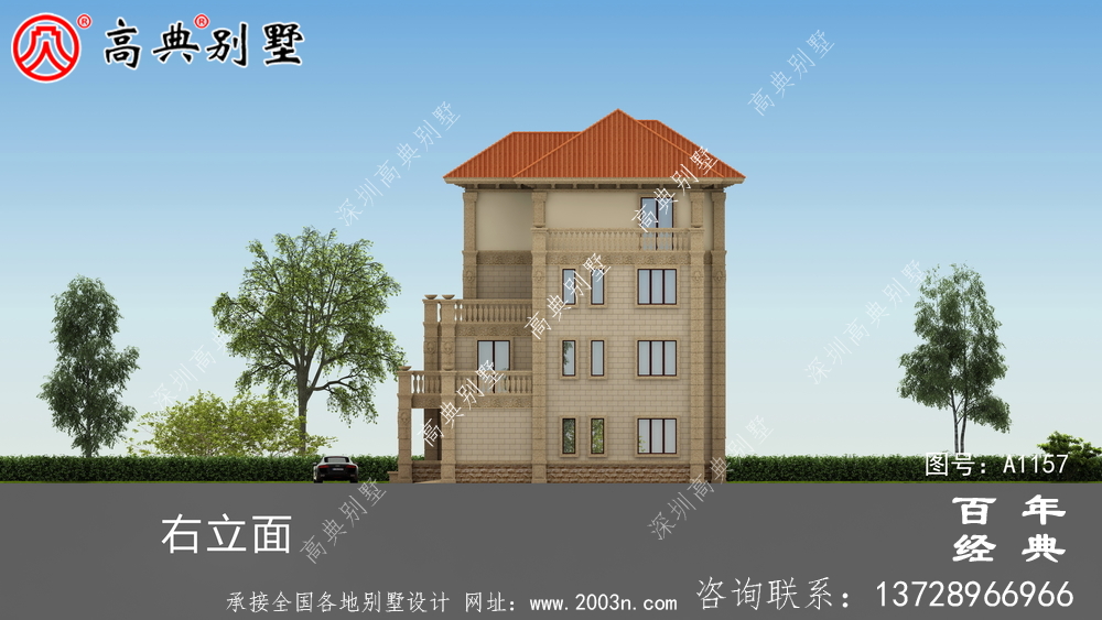 農(nóng)村四層建筑設(shè)計(jì)圖,包括外觀圖,推薦自建四層建筑使用