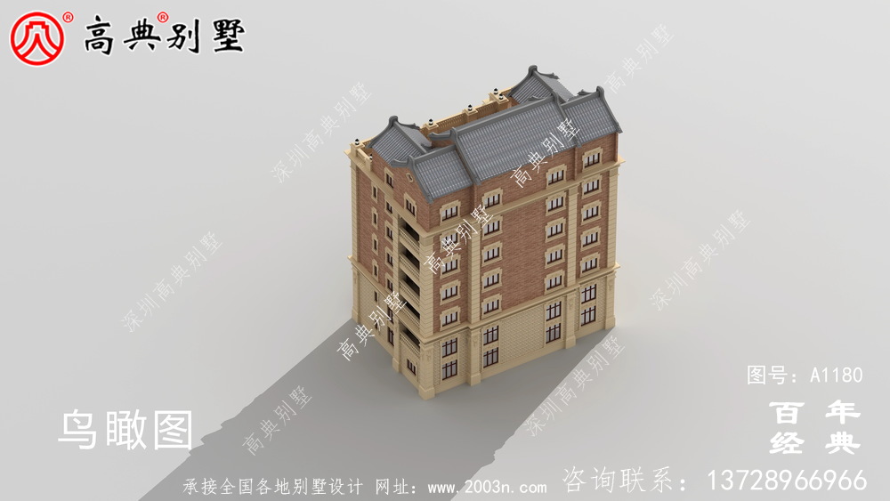 347平方米農村法式別墅設計,包括全套施工圖