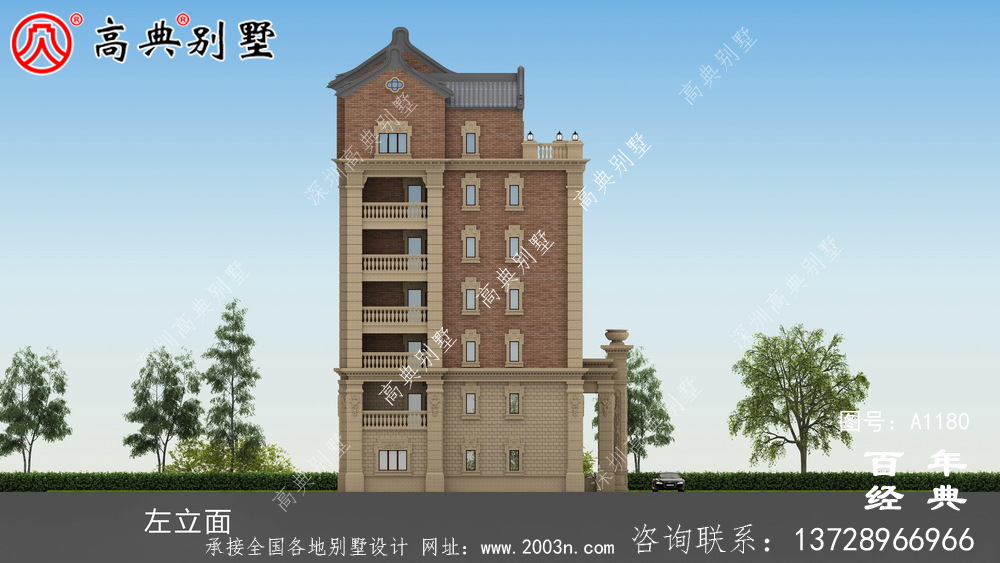 347平方米農村法式別墅設計,包括全套施工圖
