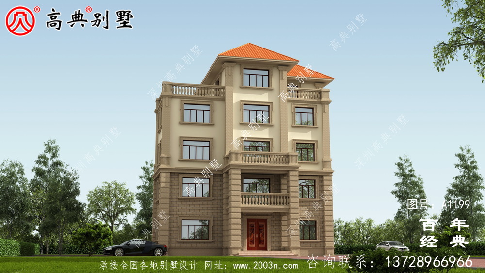農村大戶型五層自建別墅設計圖紙,室內功能齊全 農村大戶型五層自建別墅設計圖紙,室內功能齊全