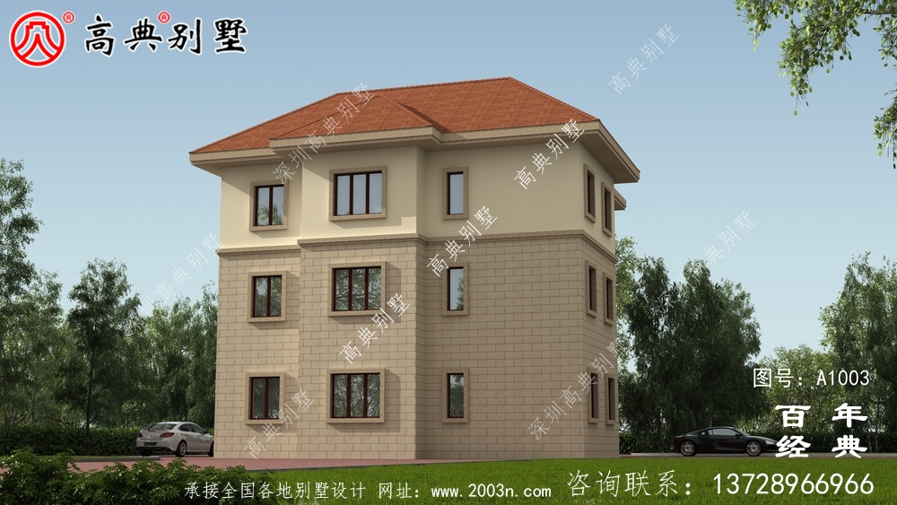 好看好用三層建造別墅設計圖紙,極高的性價比高
