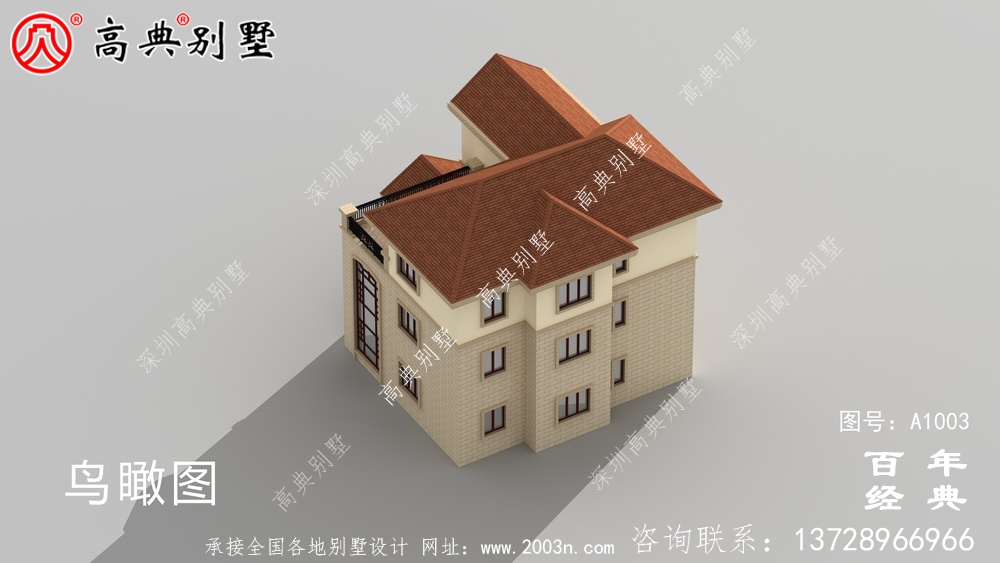 好看好用三層建造別墅設計圖紙,極高的性價比高