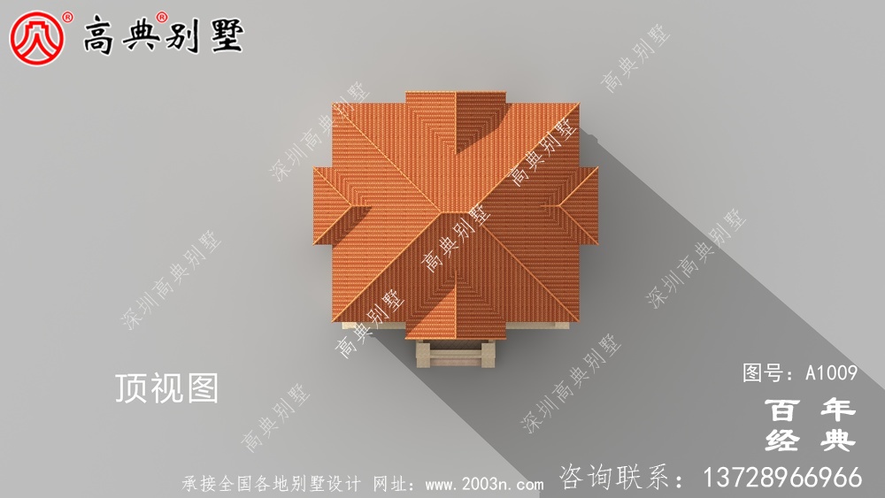 美麗實用的三層別墅設計圖紙,施工簡單造價低