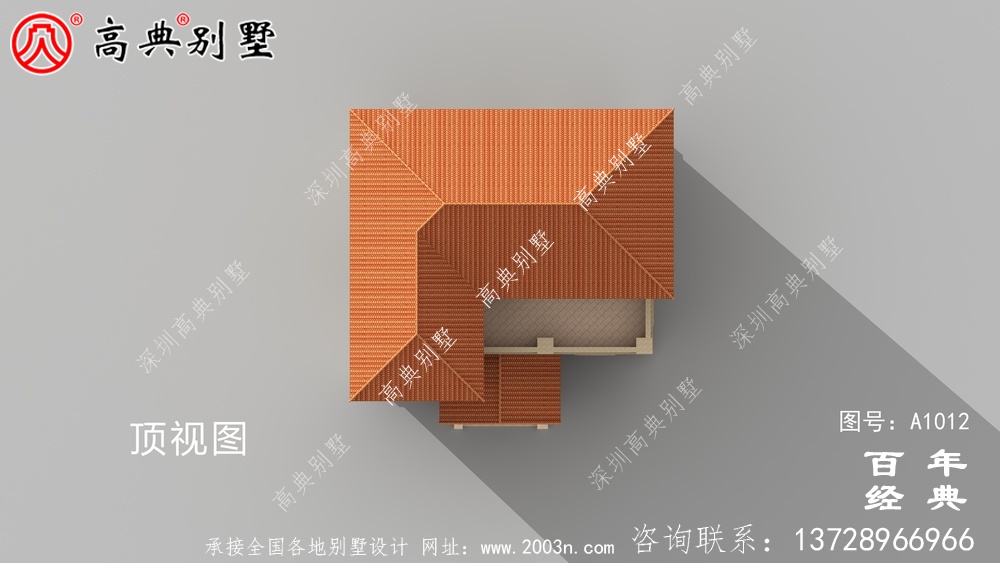 農村簡歐三層住宅設計圖紙、效果圖+全套施工圖
