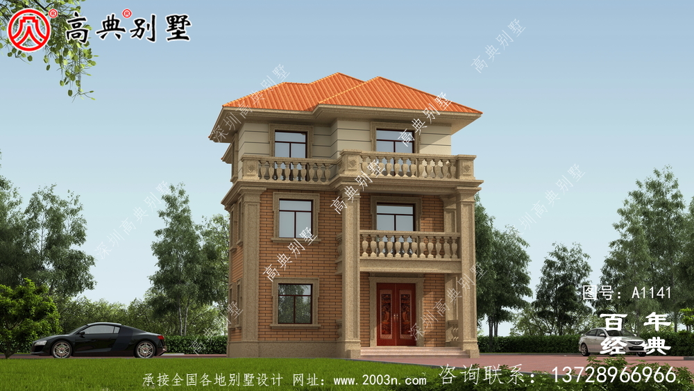 鄉(xiāng)村房屋歐式三層設計圖,簡單大氣造價低 鄉(xiāng)村房屋歐式三層設計圖,簡單大氣造價低