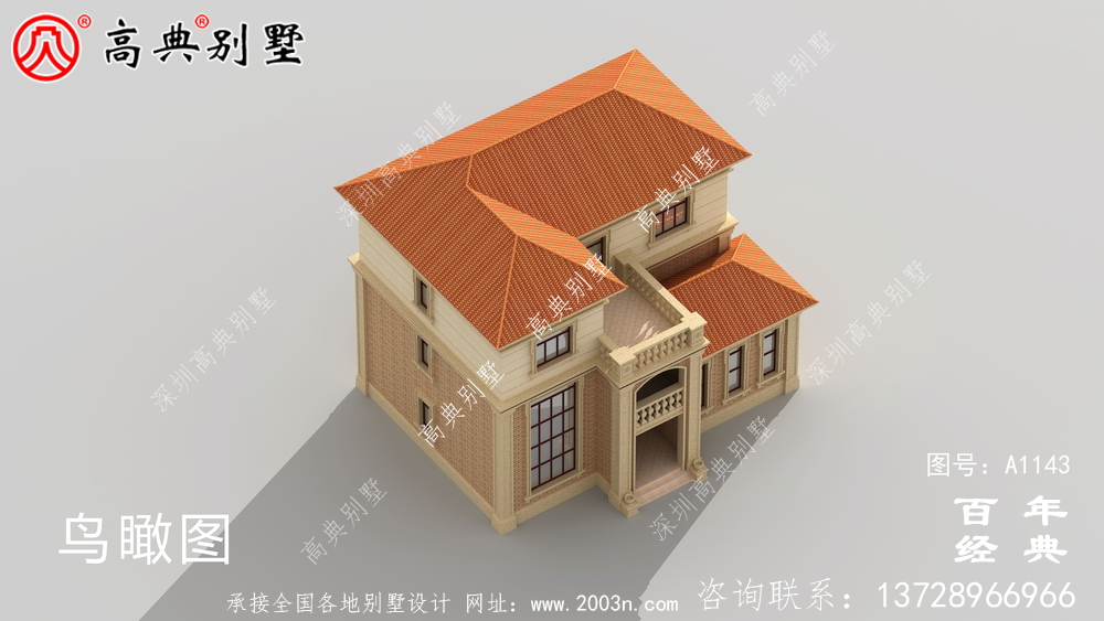 新農(nóng)村一棟帶陽(yáng)臺(tái)的實(shí)用三層住宅設(shè)計(jì)圖面積為155平方米。