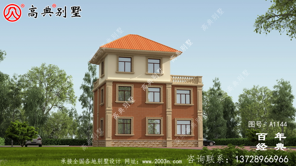 30萬預算三層別墅設計圖紙及效果圖,推薦新農村自建