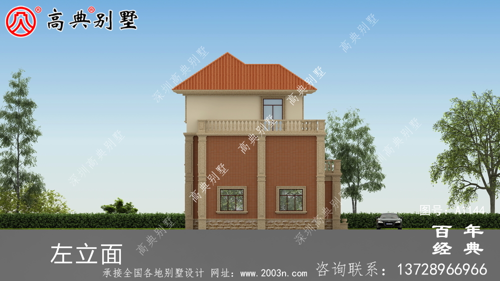 30萬預算三層別墅設計圖紙及效果圖,推薦新農村自建